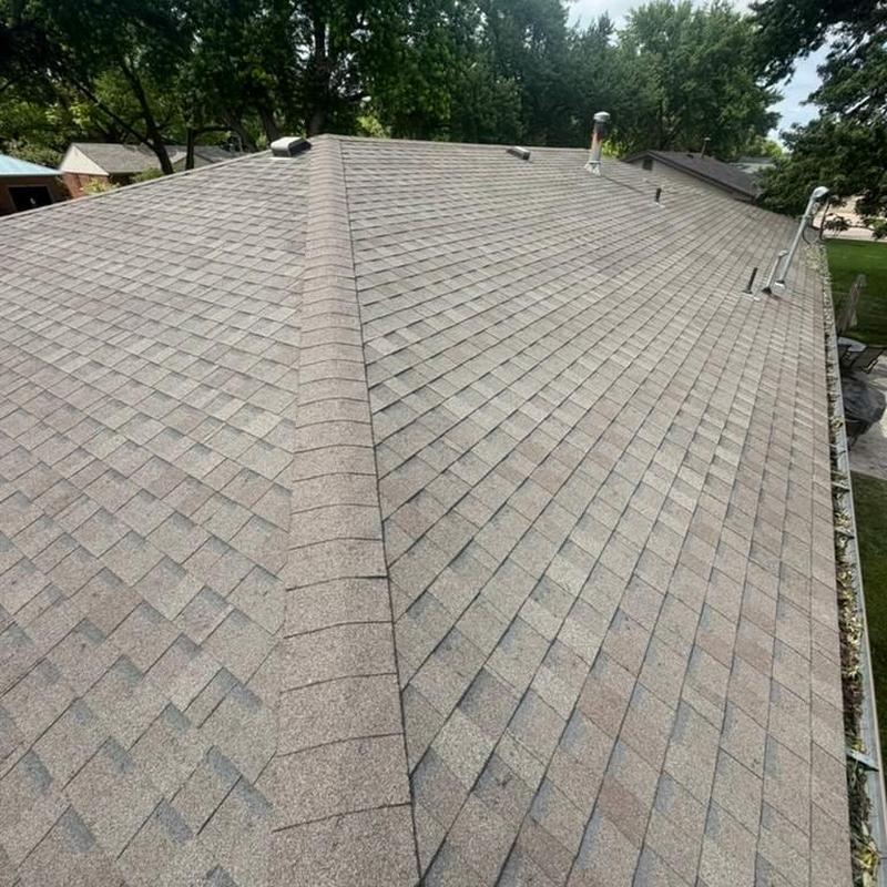 Asphalt shingle roof ridge and vents in Hastings NE Asphalt shingle roof ridge and vents in Hastings NE
