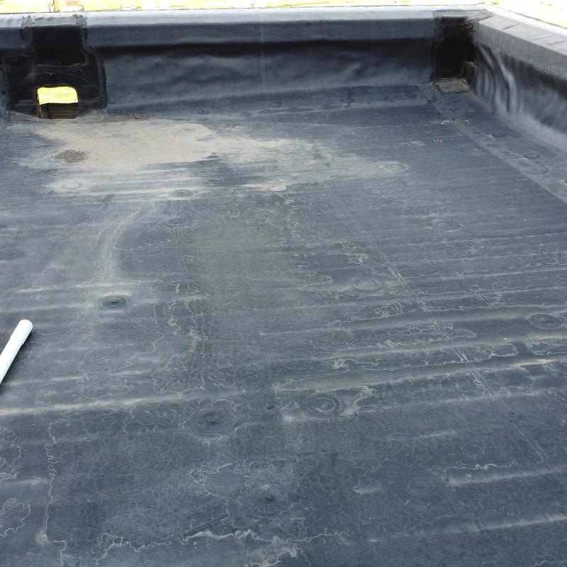 EPDM flat roof membrane inspection in Roseland, NE EPDM flat roof membrane inspection in Roseland, NE
