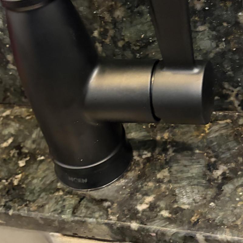 Matte black kitchen sink faucet and handle installation Matte black kitchen sink faucet and handle installation