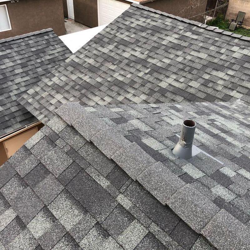 Shingle roof vent pipe flashing and shingles inspection Shingle roof vent pipe flashing and shingles inspection