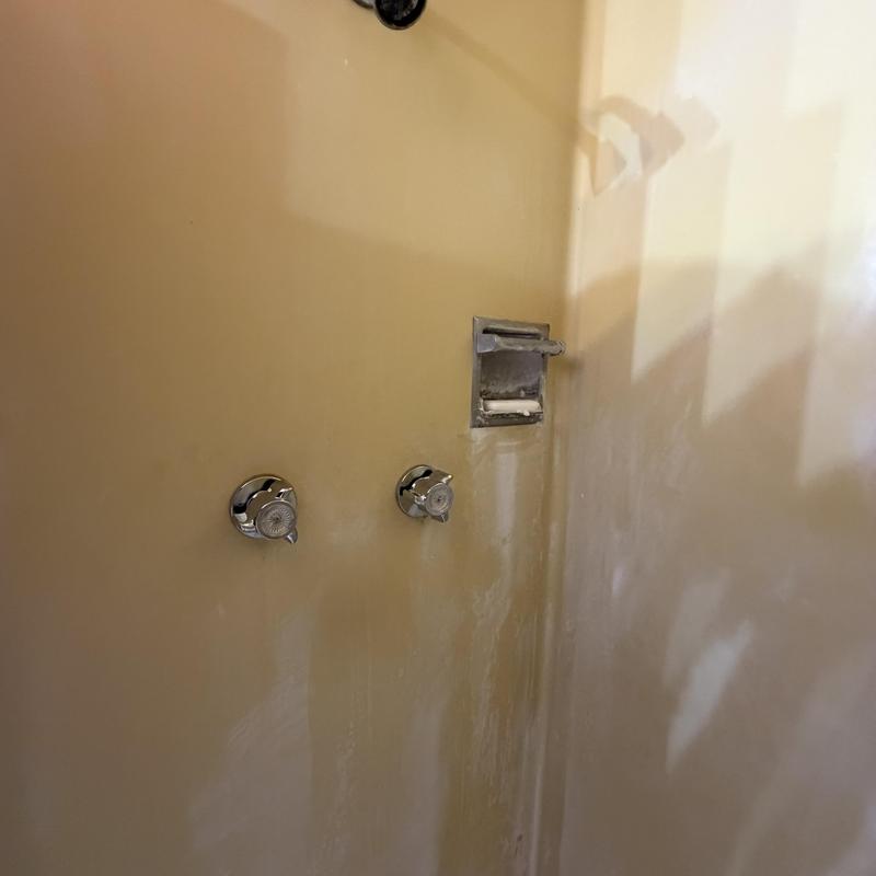 Two-handle shower faucet handles with soap holder Two-handle shower faucet handles with soap holder