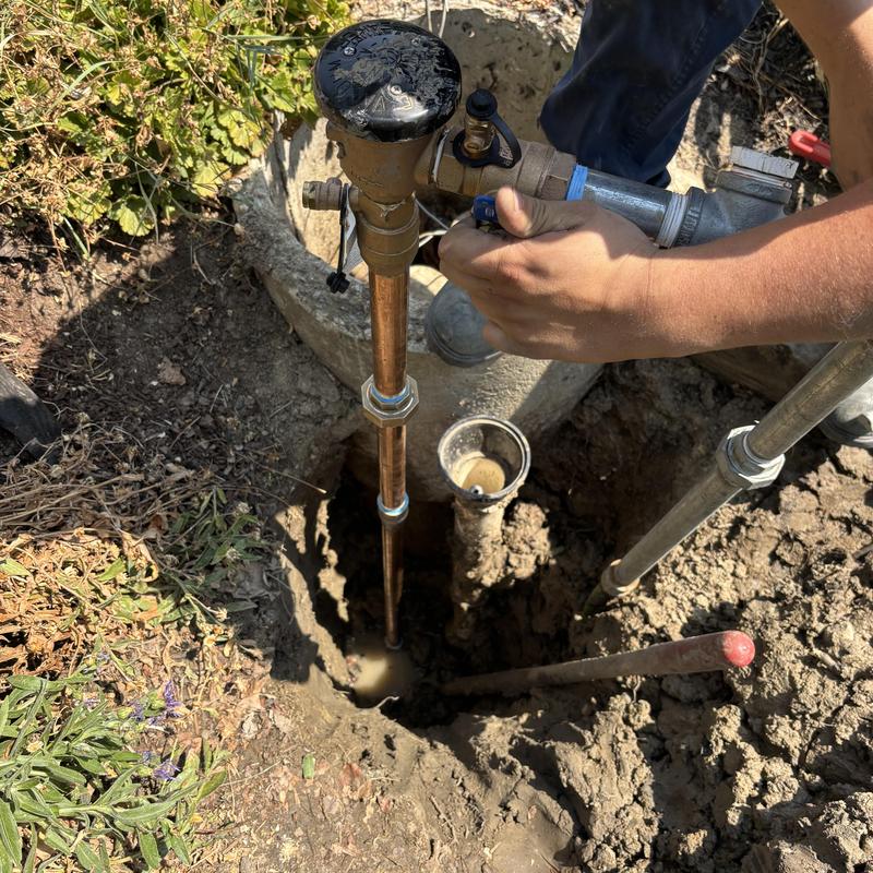 Backflow preventer riser replacement in ground hole Backflow preventer riser replacement in ground hole