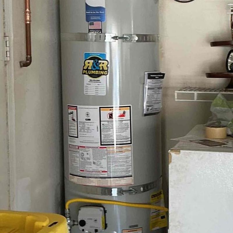 50-gallon Bradford White water heater installation 50-gallon Bradford White water heater installation