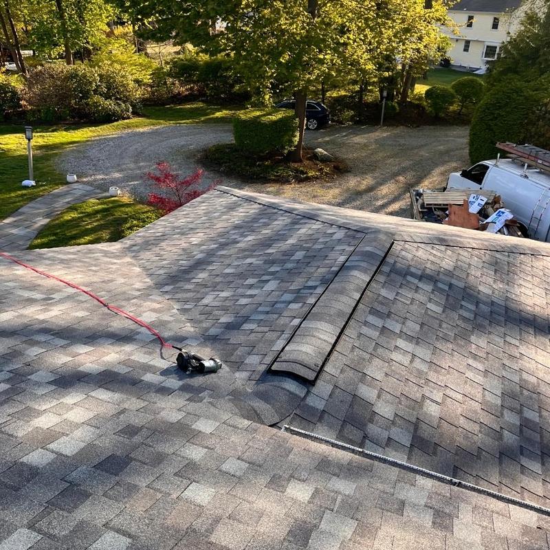 CertainTeed Landmark Pro shingles on new roof CertainTeed Landmark Pro shingles on new roof