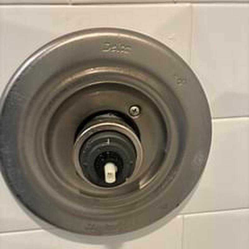 Delta tubshower faucet cartridge replacement interior view