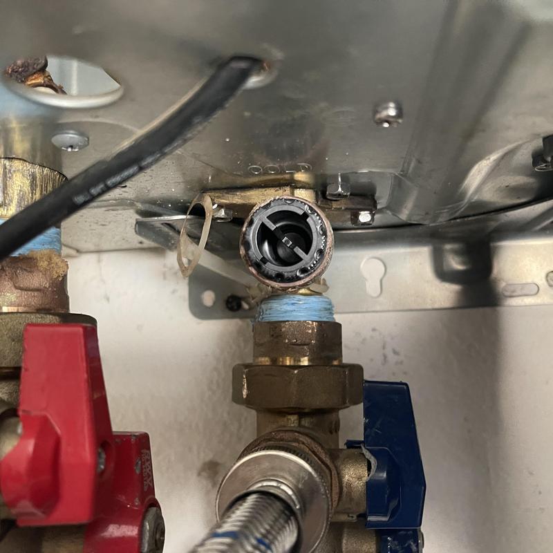 Rinnai tankless water heater flow valve installation