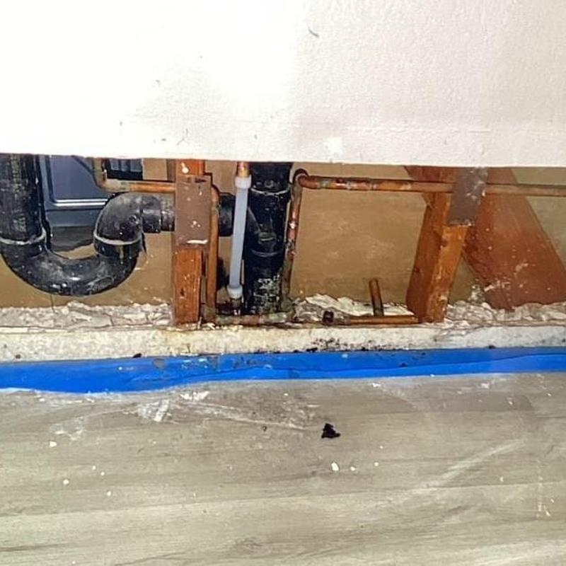 12 inch PEX water line routed through attic space