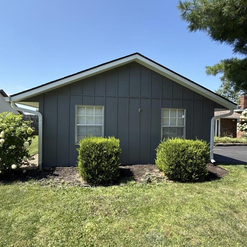 Wood board and batten siding painted in Canal Winchester, OH