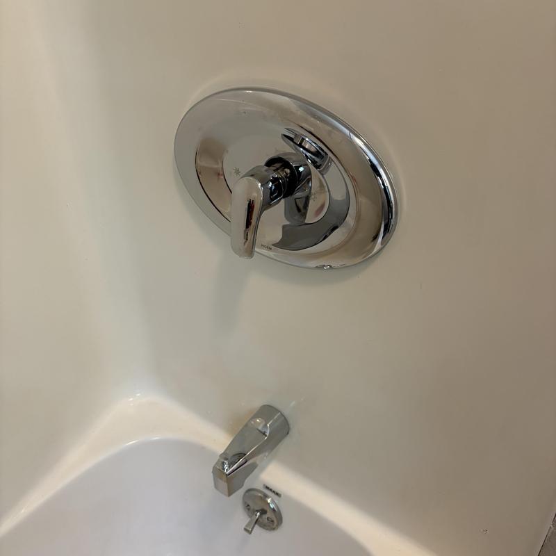 Moen shower valve with extended trim plate installation Moen shower valve with extended trim plate installation