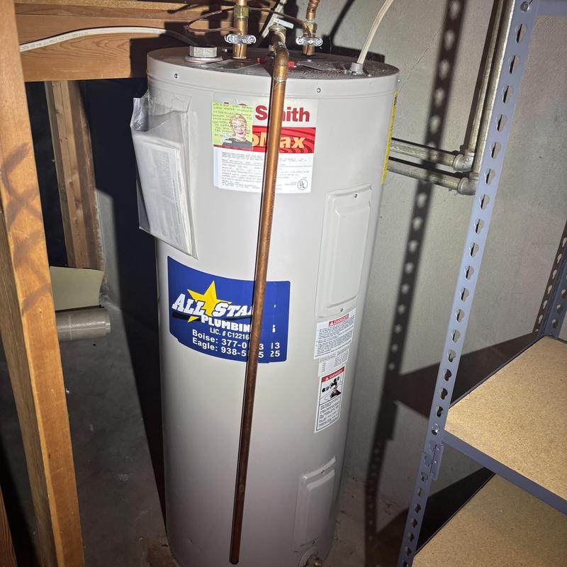 Water heater element replacement in basement Water heater element replacement in basement