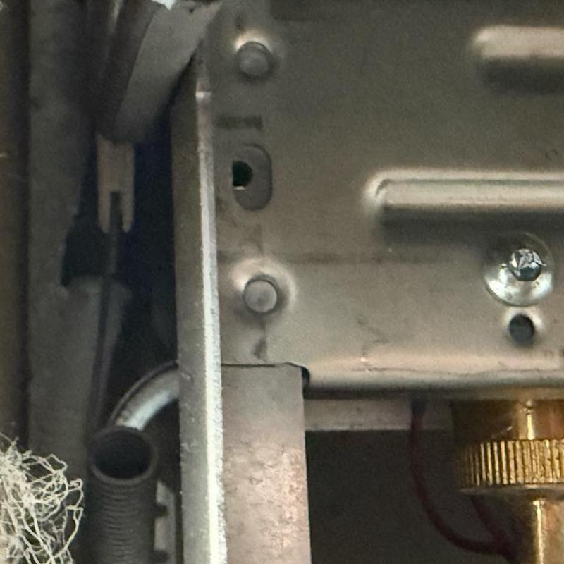 Dishwasher drain hose with clamp installed Dishwasher drain hose with clamp installed
