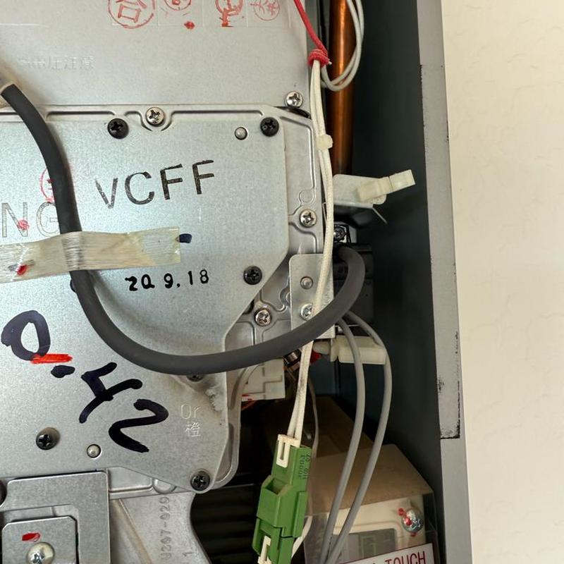 Tankless water heater igniter coil replacement detail Tankless water heater igniter coil replacement detail