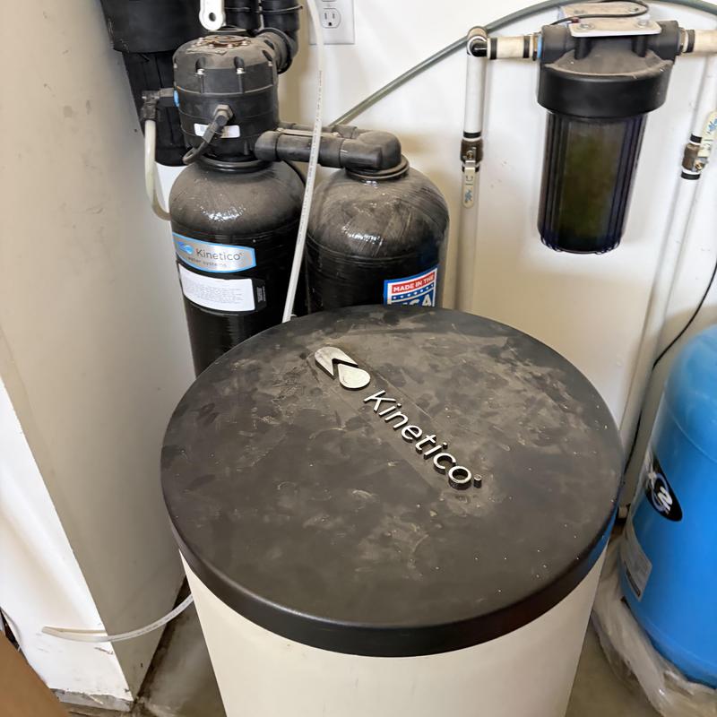 Kinetico water softener system installation components Kinetico water softener system installation components