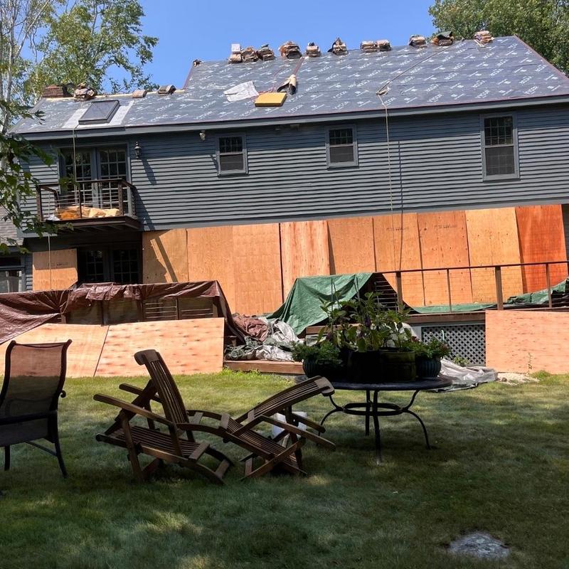 Ice and water shield installation on roof in Killingworth CT Ice and water shield installation on roof in Killingworth CT