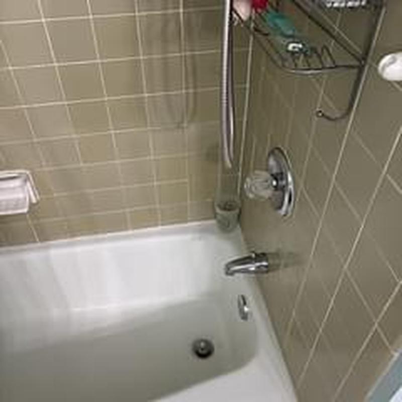 Tub waste and overflow replacement in hallway bath Tub waste and overflow replacement in hallway bath