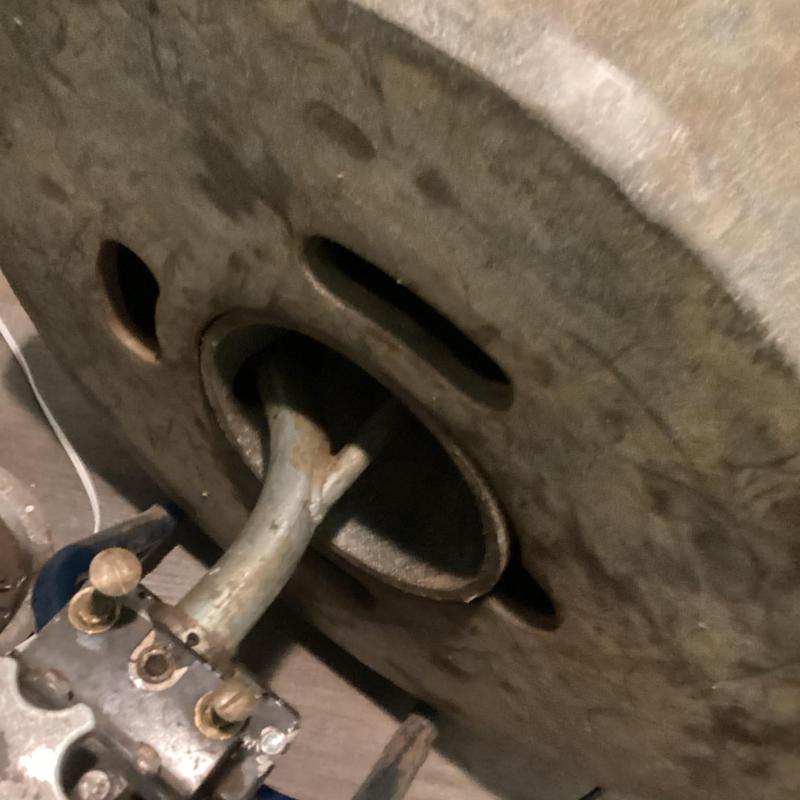 Toilet flange and waste pipe during main line service