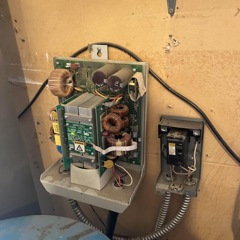 Constant drive control board with electrical wiring