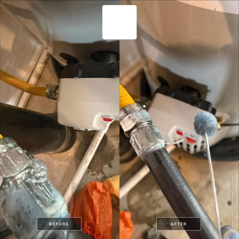 Gas valve and piping leak inspection and fix Gas valve and piping leak inspection and fix