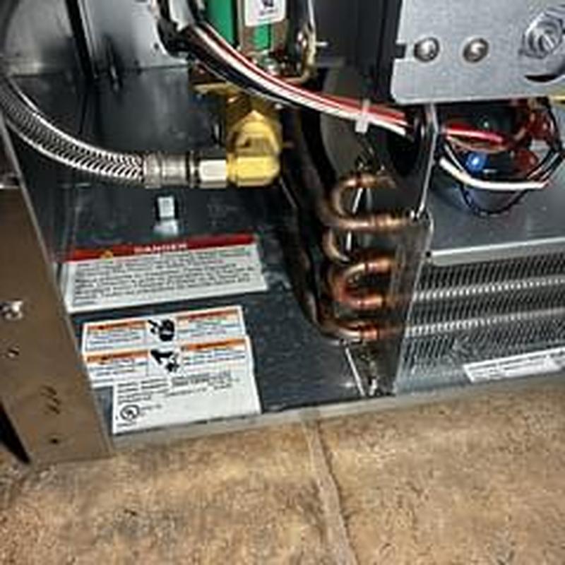 Ice maker steel braided water line and reducer fitting installation