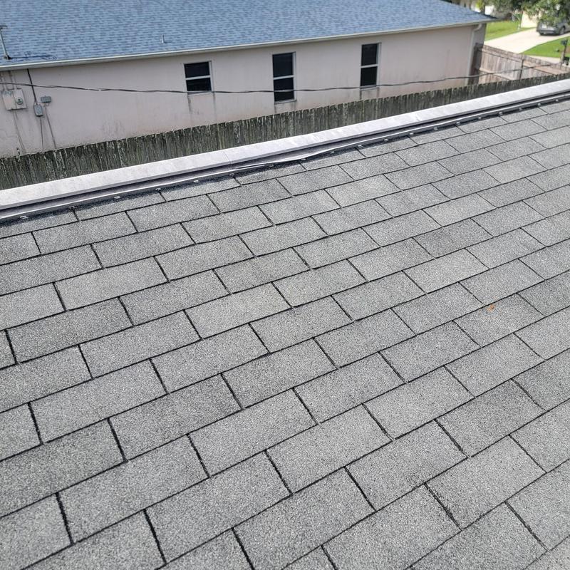 Asphalt shingle roof with metal drip edge in Palm Bay Asphalt shingle roof with metal drip edge in Palm Bay