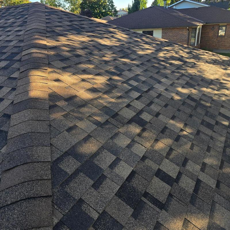 IKO Dynasty AR Class 3 Impact Resistant shingles on roof IKO Dynasty AR Class 3 Impact Resistant shingles on roof