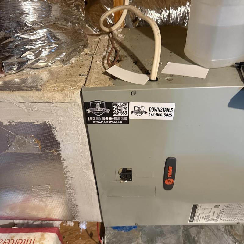 Trane furnace electrical and airflow inspection unit Trane furnace electrical and airflow inspection unit