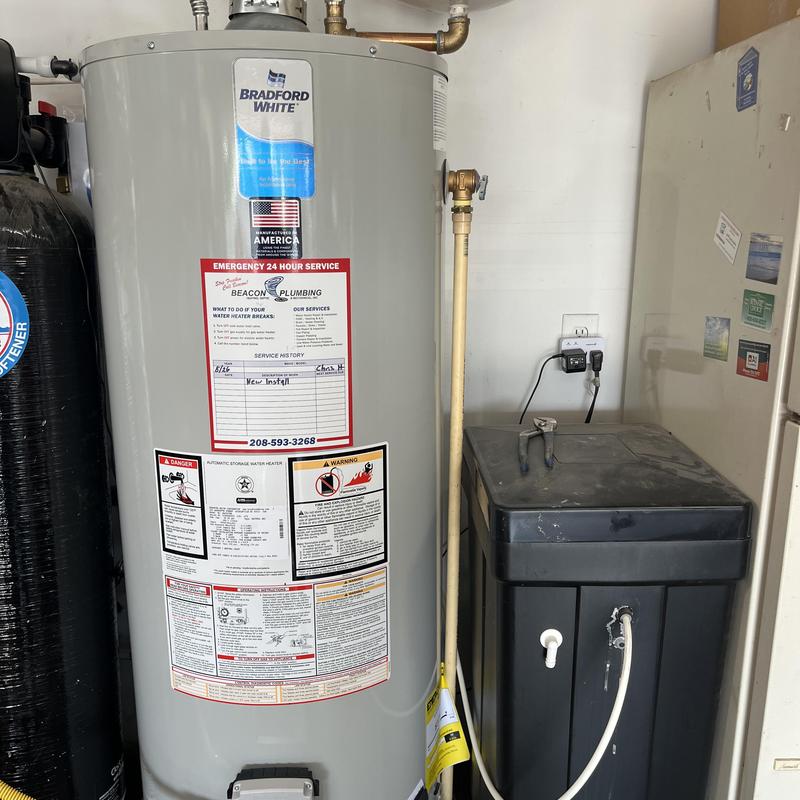 Bradford White gas water heater installation Bradford White gas water heater installation