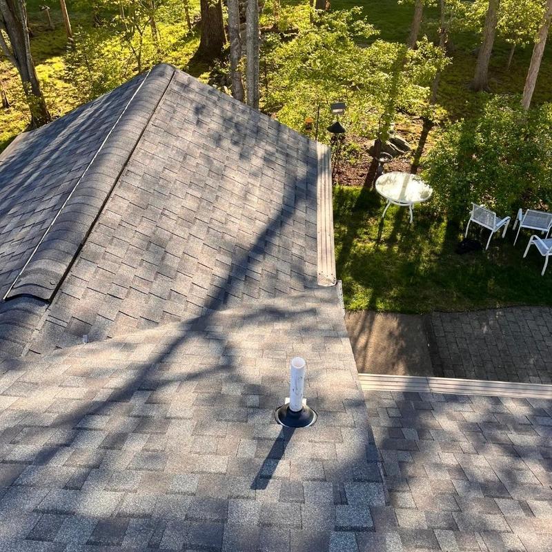 CertainTeed Landmark Pro shingles on new roof installation CertainTeed Landmark Pro shingles on new roof installation