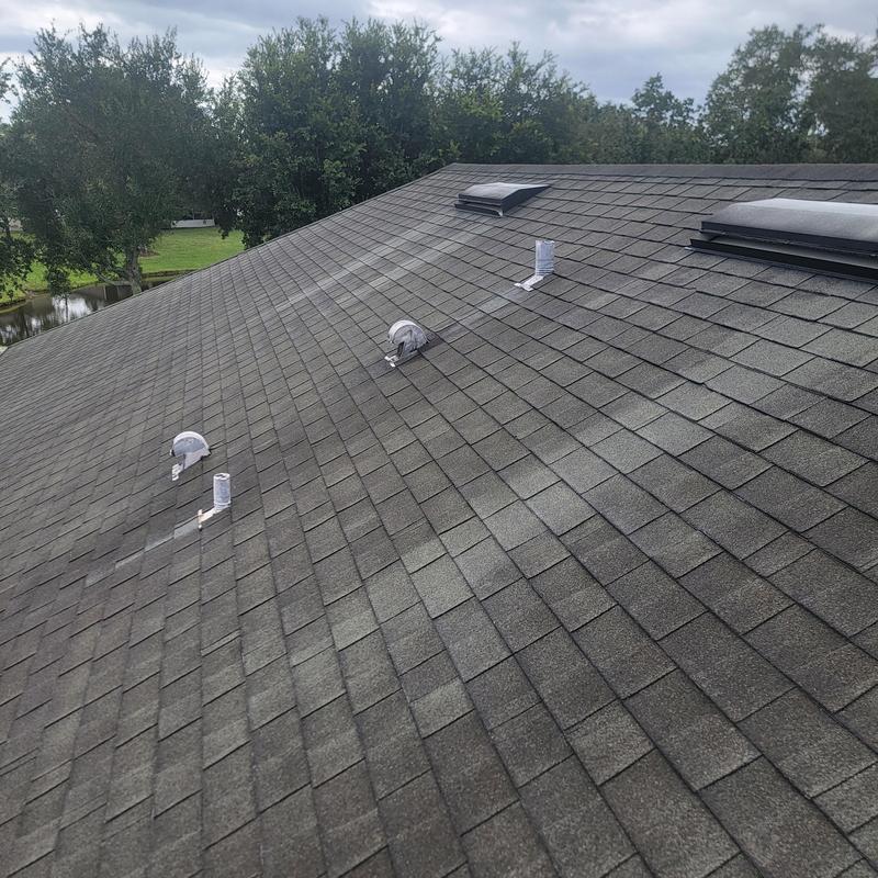 Owens Corning Duration shingle roof with vents Owens Corning Duration shingle roof with vents