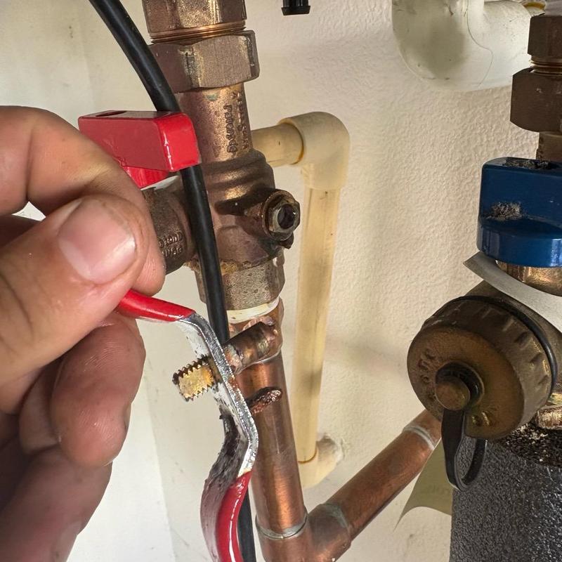Tankless water heater service valve replacement with wrench Tankless water heater service valve replacement with wrench