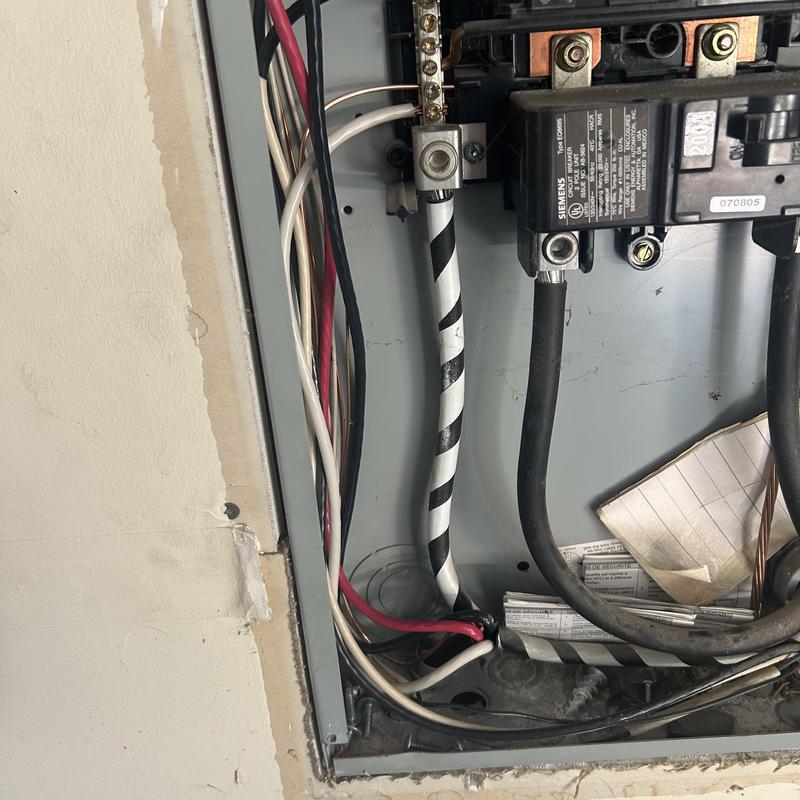 Electric vehicle charger wiring and breaker connections Electric vehicle charger wiring and breaker connections