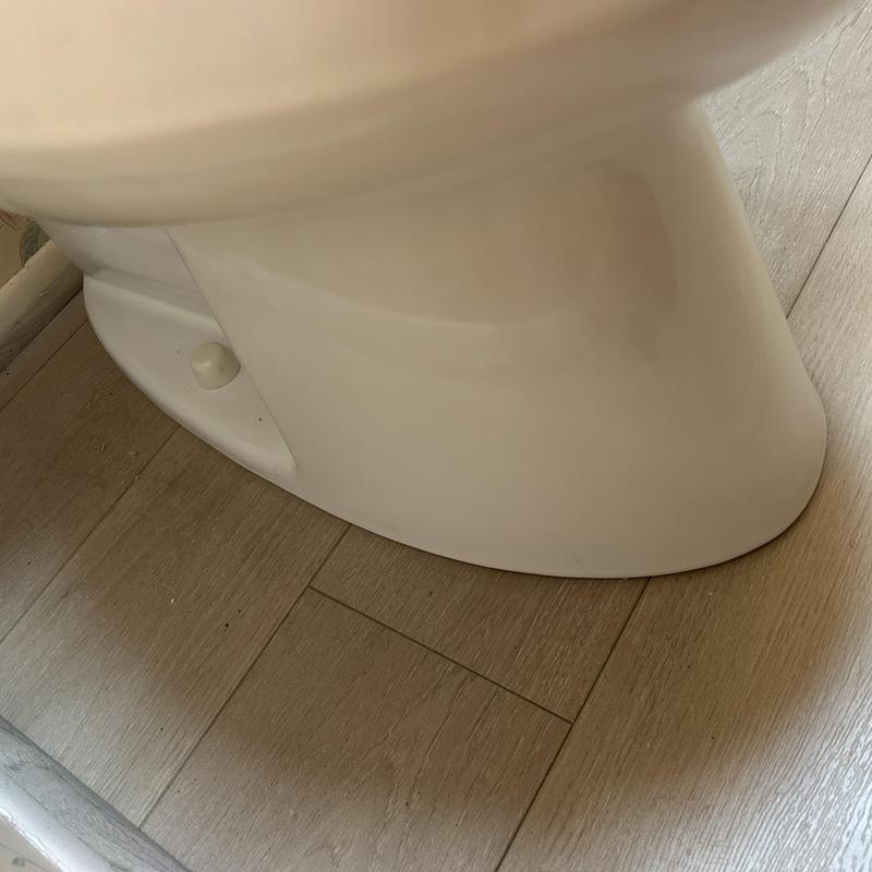 Toilet base installation on wood floor tiles Toilet base installation on wood floor tiles