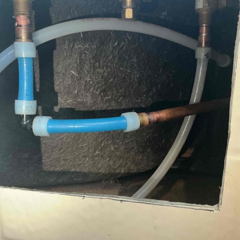 Roman tub valve and trim plumbing installation parts