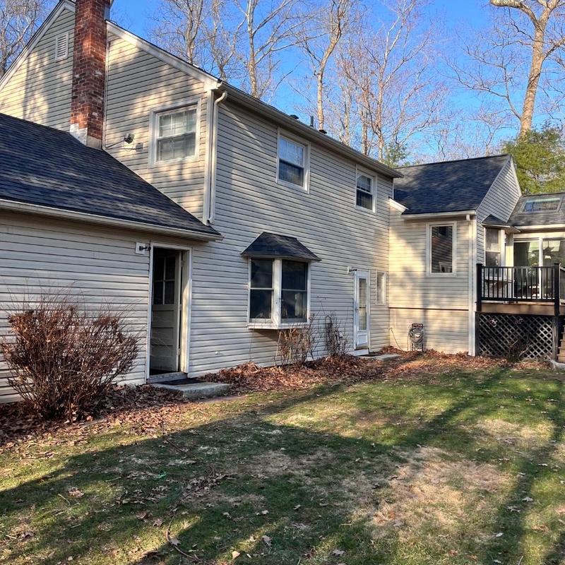 CertainTeed Landmark Pro shingle roof on house exterior CertainTeed Landmark Pro shingle roof on house exterior