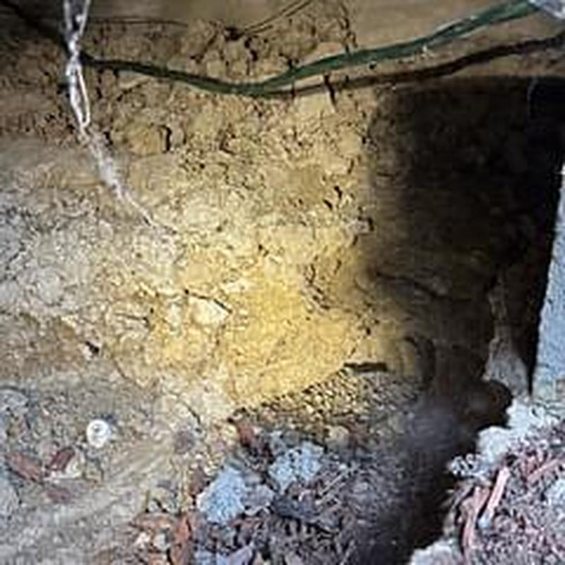 Outside cleanout sewer pipe camera inspection site