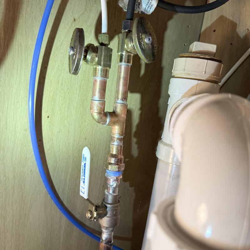POU filter faucet emergency shut-off valve installation POU filter faucet emergency shut-off valve installation