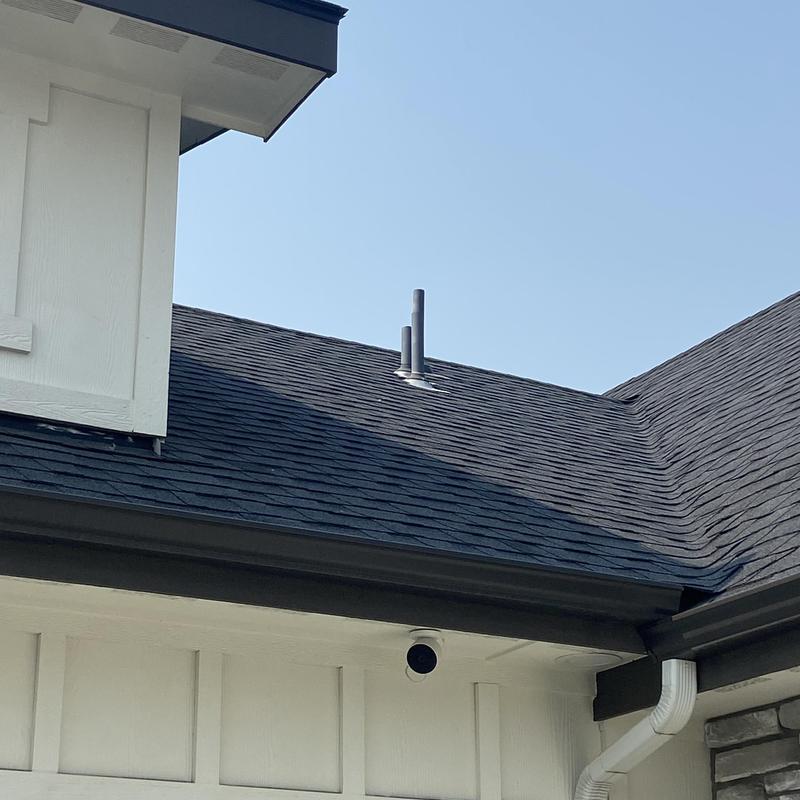 Tankless water heater vent pipe on roof Tankless water heater vent pipe on roof