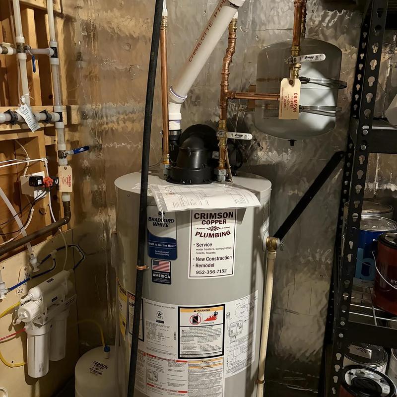 Water heater replacement with copper piping in basement Water heater replacement with copper piping in basement