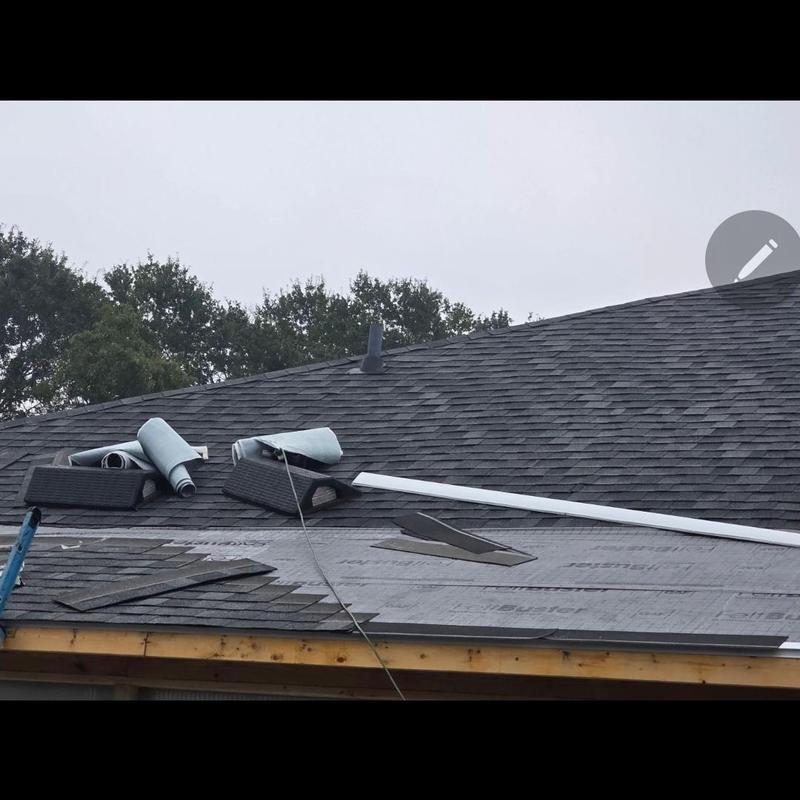 IKO shingles installation over roof vent and refrigeration units