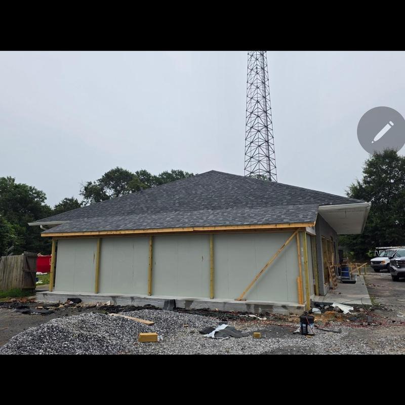 IKO shingle roof installation with bathroom vent