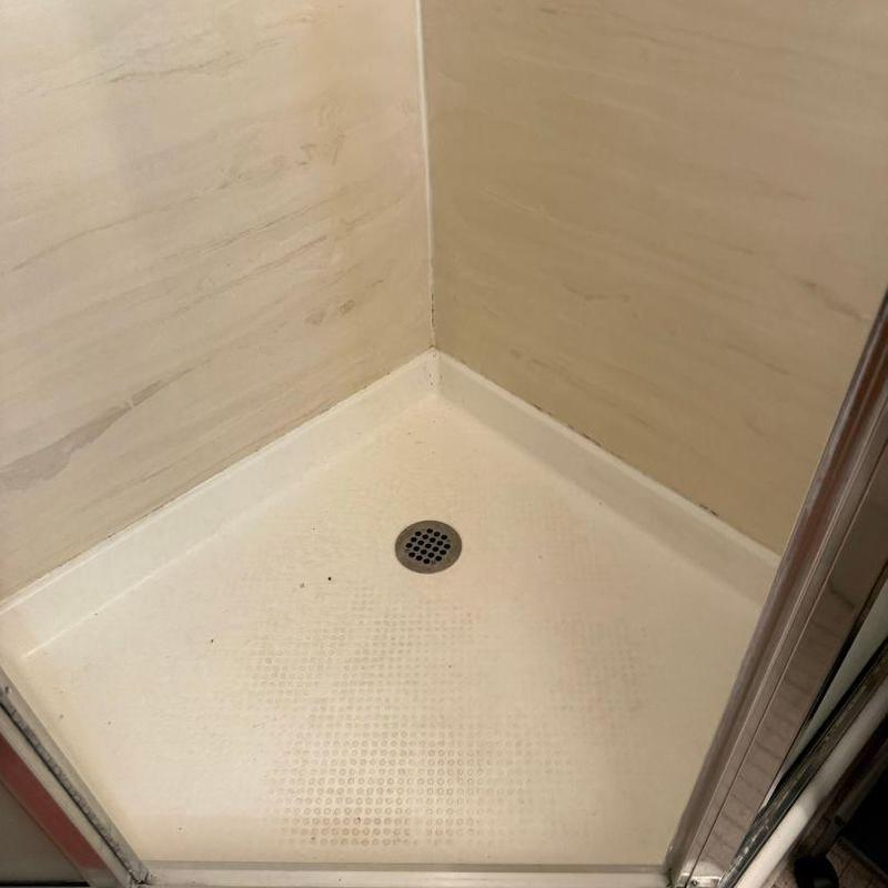 Shower drain and tail pipe cutting and sealing