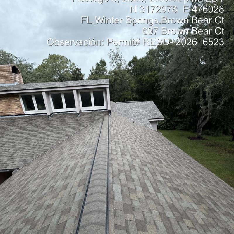Owens Corning Driftwood shingle roof replacement