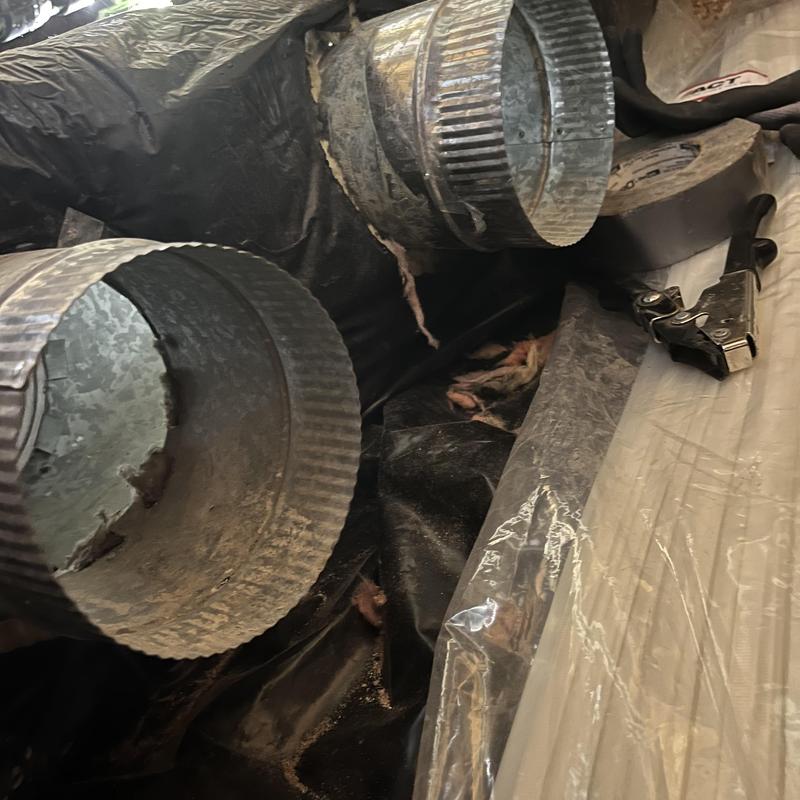 Flex air supply ducts damaged from flood water Flex air supply ducts damaged from flood water