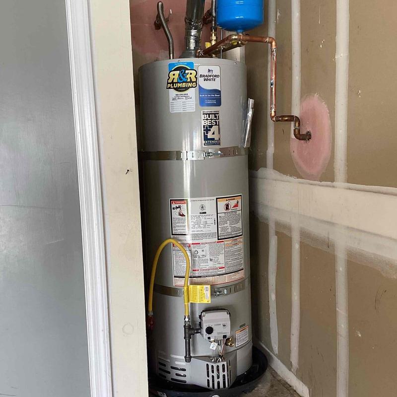 Bradford White 50-gallon water heater installation