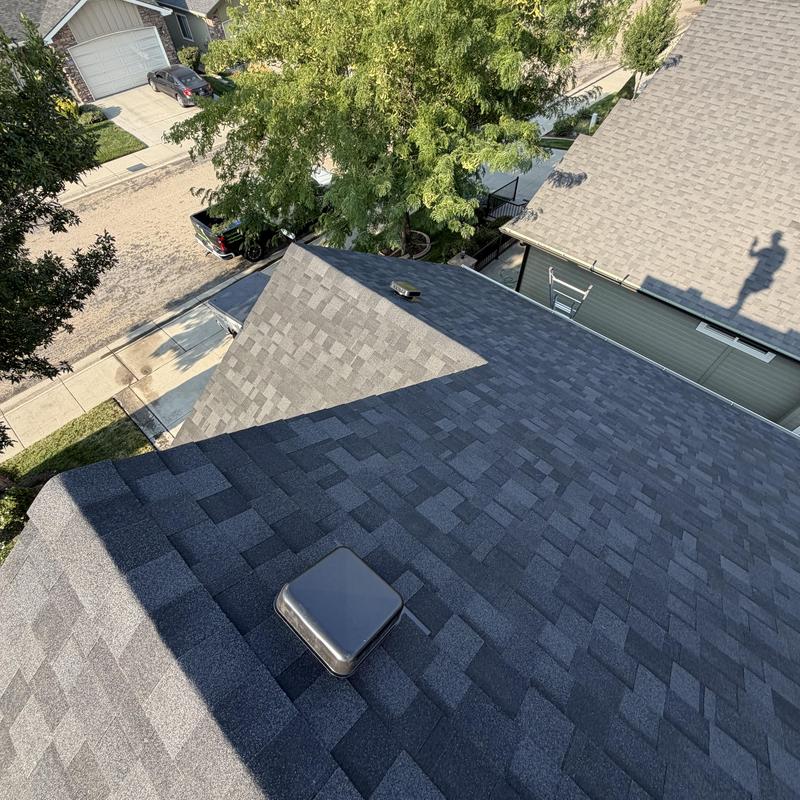 IKO Dynasty shingle roof with vent installation in Boise IKO Dynasty shingle roof with vent installation in Boise