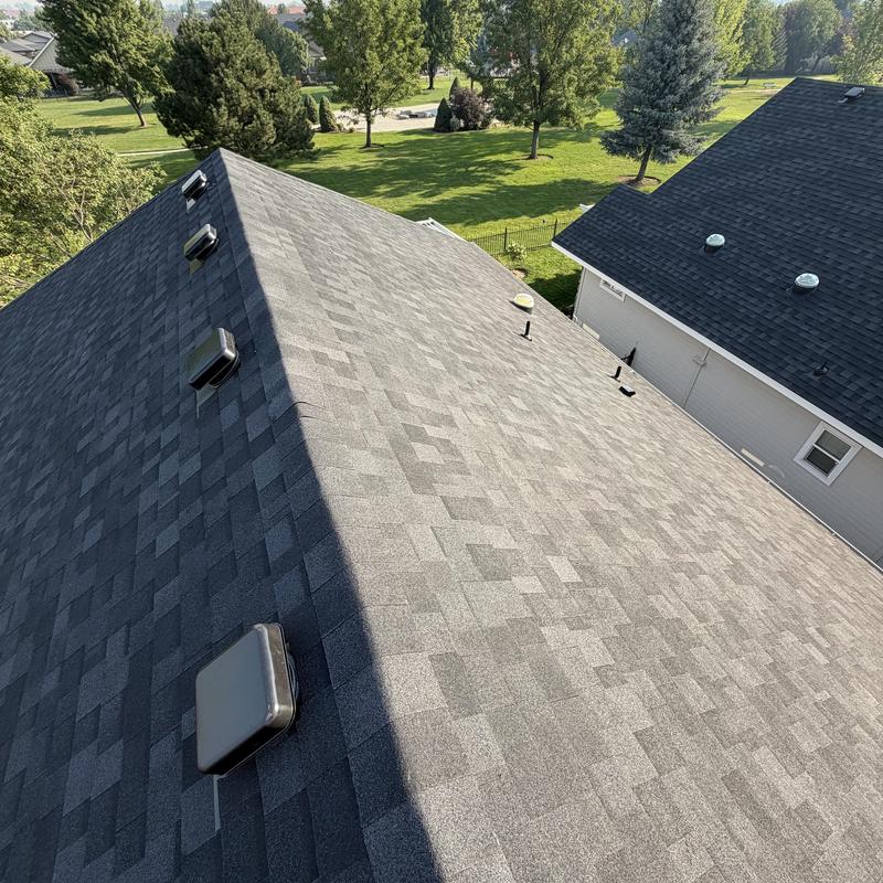 IKO Dynasty shingle roof replacement on residential home IKO Dynasty shingle roof replacement on residential home