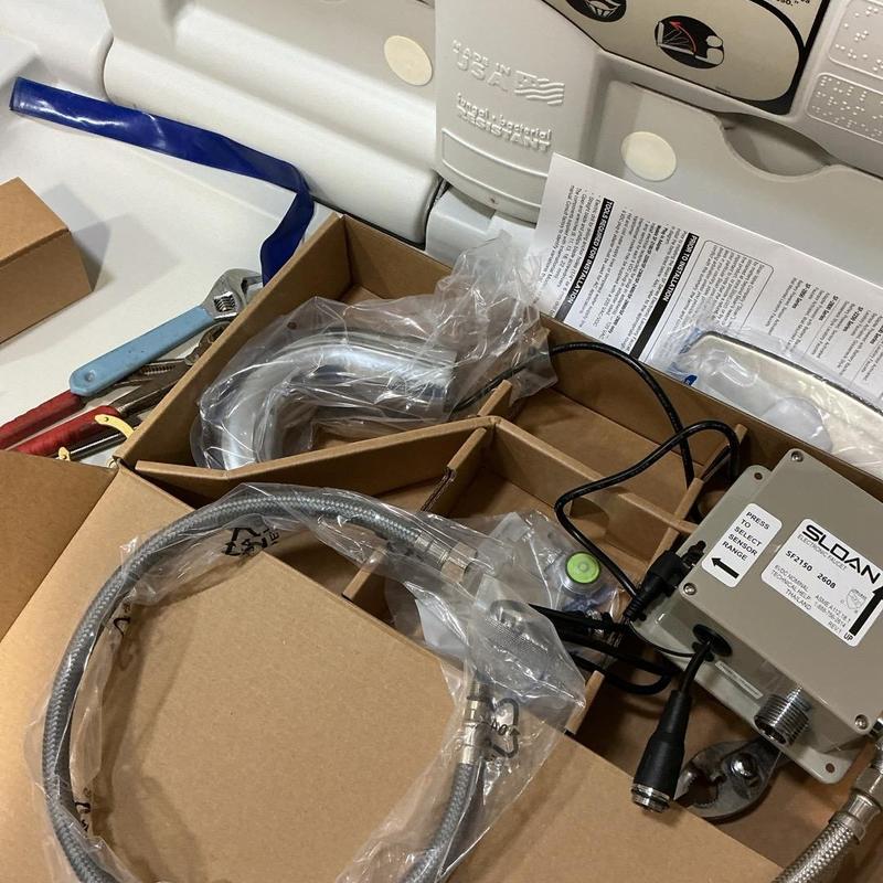 Sloan sensor faucet parts and installation tools Sloan sensor faucet parts and installation tools