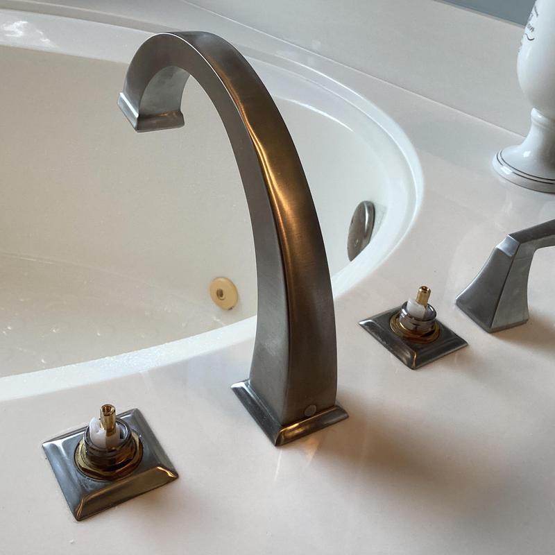 Garden tub faucet cartridge replacement in master bath
