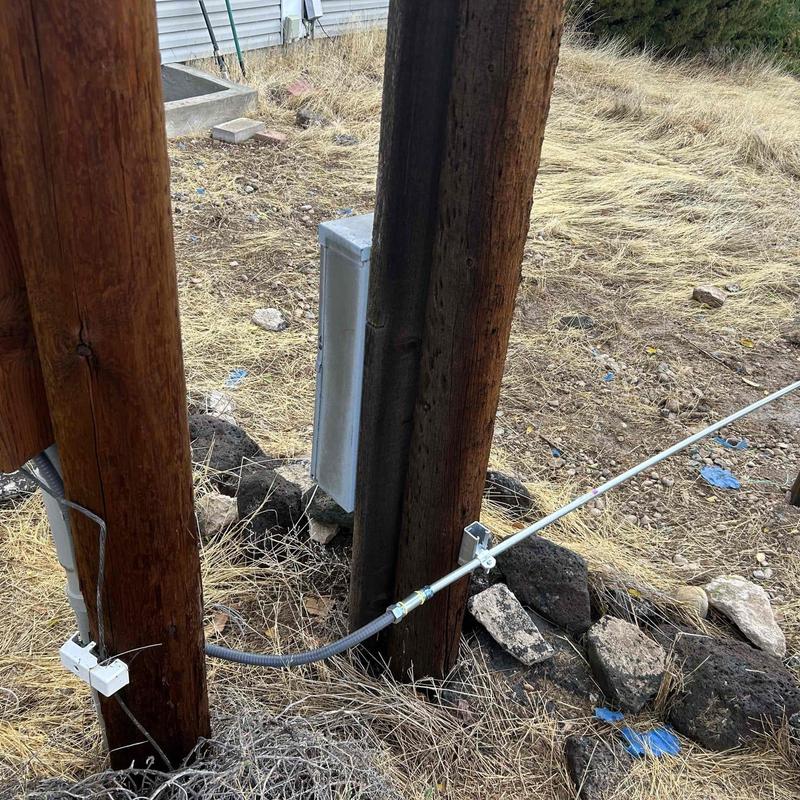 120v 15a dedicated circuit conduit installation outdoors