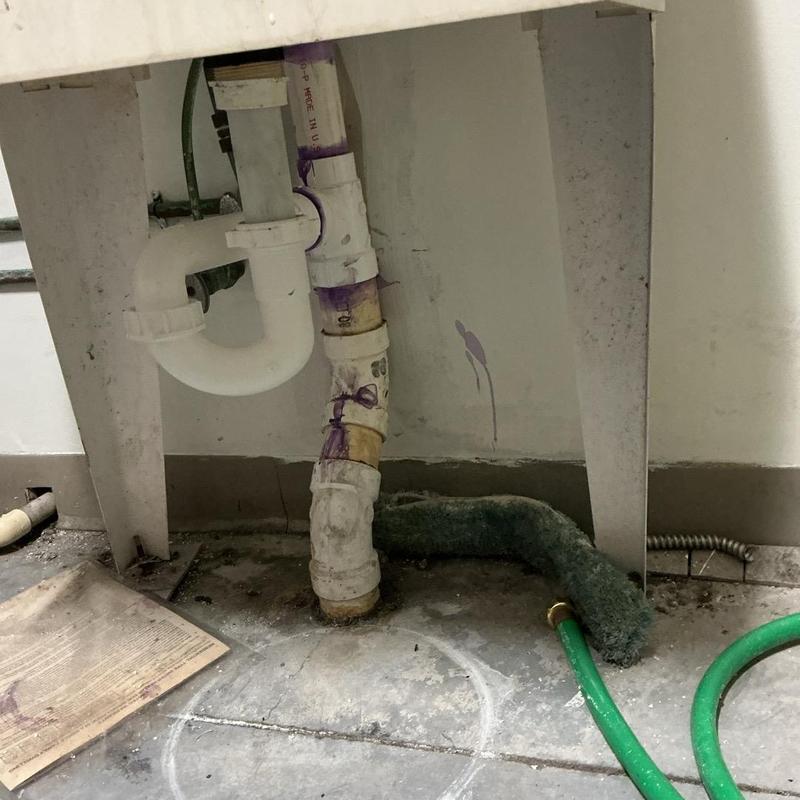 P-trap and drain pipe replacement under sink P-trap and drain pipe replacement under sink